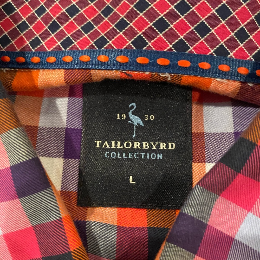Tailorbyrd Large Button Down Multi Colored - image 2